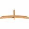 Ekena Millwork Bellingham Timber Gable Bracket, Western Red Cedar, 84"W x 35"H x 5 1/2"D x 5 1/2"F, 10/12 Pitch GBW084X35X0606BEL00SWR - alternate 3